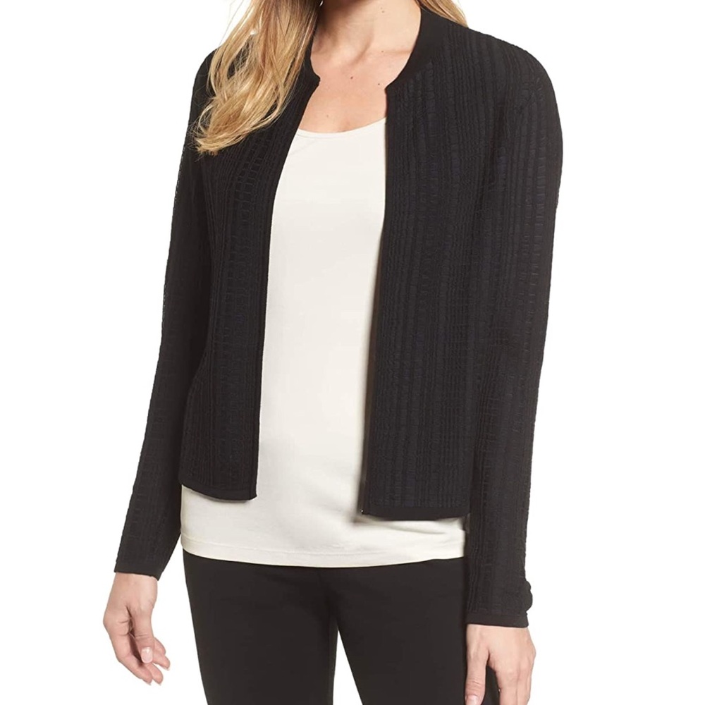 Eileen Fisher tencel Round neck Jacket